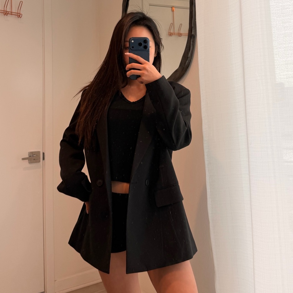 Zara Oversized Black Blazer
